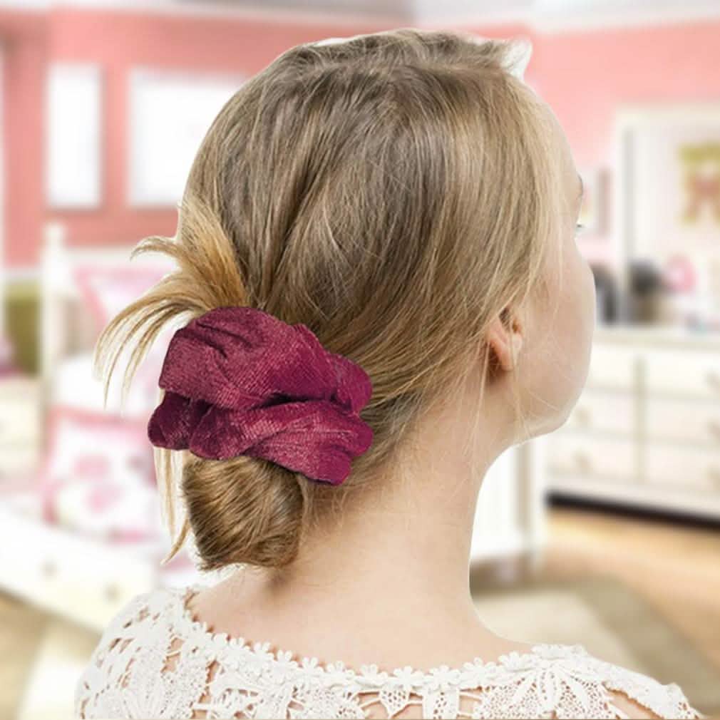 20-Pack: Premium Velvet Elastic Hair Scrunchies-20-Pack: Premium Velvet Elastic Hair Scrunchies