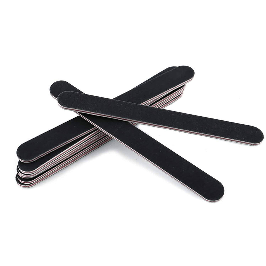 20-Pack: Professional Double Sided 100/180 Grit Nail Files-20-Pack: Professional Double Sided 100/180 Grit Nail Files