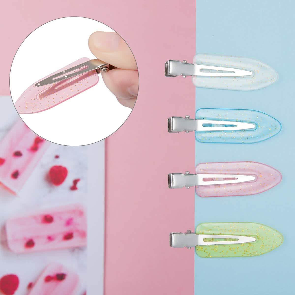 20-Piece: No Bend Hair Clips for Makeup Application-20-Piece: No Bend Hair Clips for Makeup Application