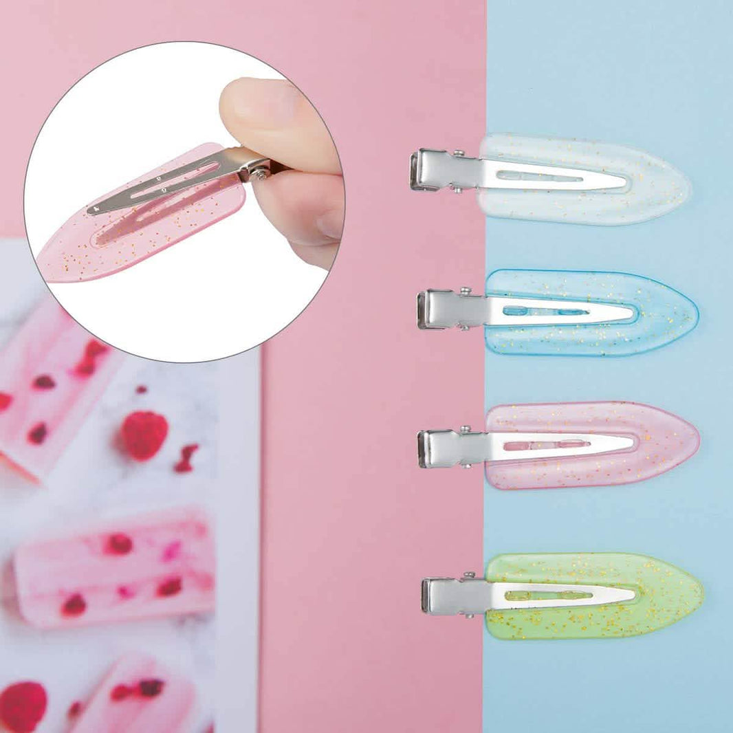 20-Piece: No Bend Hair Clips for Makeup Application-20-Piece: No Bend Hair Clips for Makeup Application