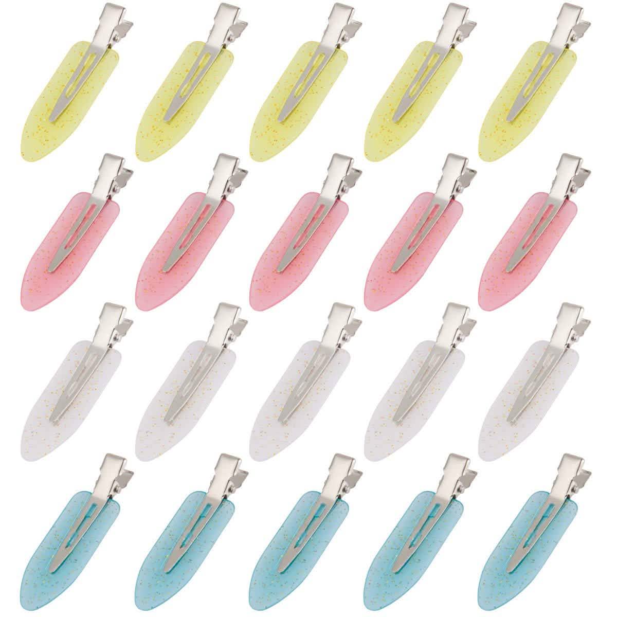 20-Piece: No Bend Hair Clips for Makeup Application-20-Piece: No Bend Hair Clips for Makeup Application