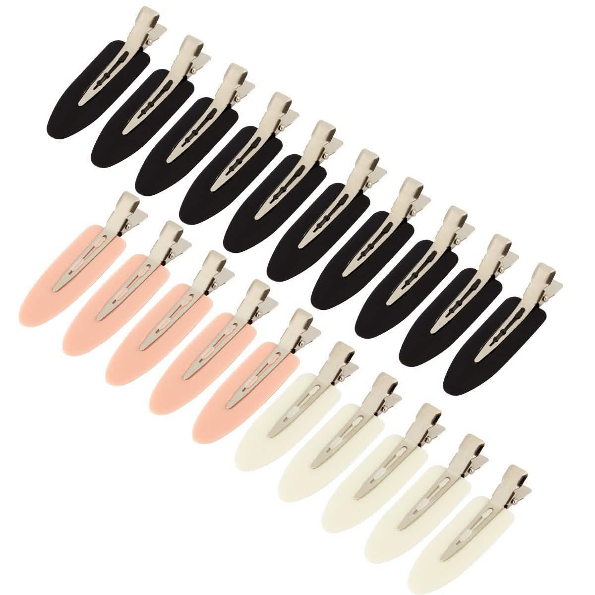 20-Piece: No Bend Hair Clips for Makeup Application-20-Piece: No Bend Hair Clips for Makeup Application