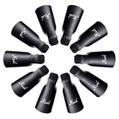 20-Piece Set: Plastic Acrylic Nail Art Soak Off Cap Clip UV Gel Polish Remover Wrap Tool-20-Piece Set: Plastic Acrylic Nail Art Soak Off Cap Clip UV Gel Polish Remover Wrap Tool