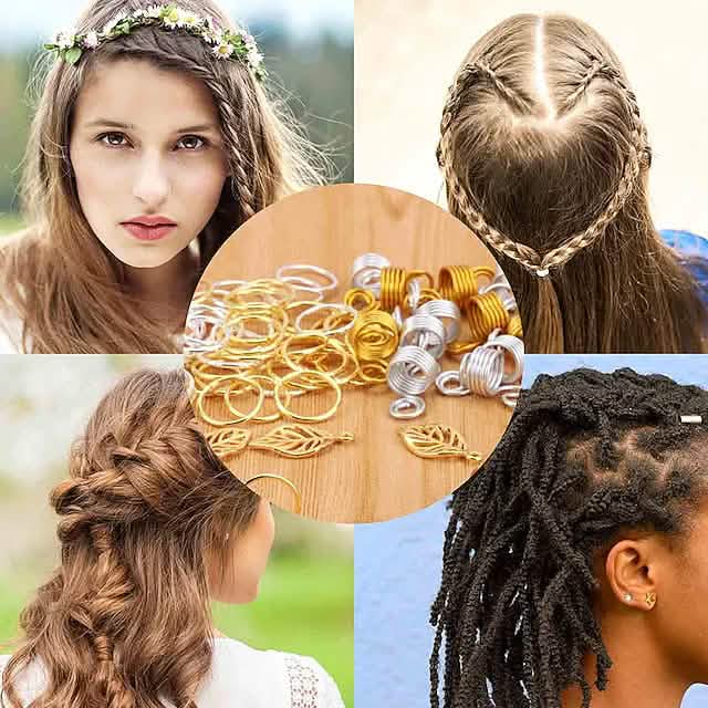200-Pieces: Loc Hair Jewelry for Women Braids and Dreadlocks-200-Pieces: Loc Hair Jewelry for Women Braids and Dreadlocks
