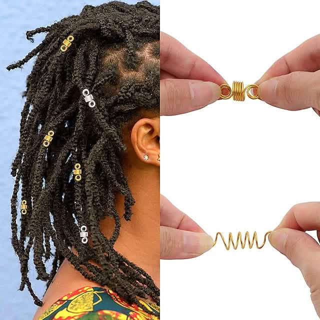 200-Pieces: Loc Hair Jewelry for Women Braids and Dreadlocks-200-Pieces: Loc Hair Jewelry for Women Braids and Dreadlocks