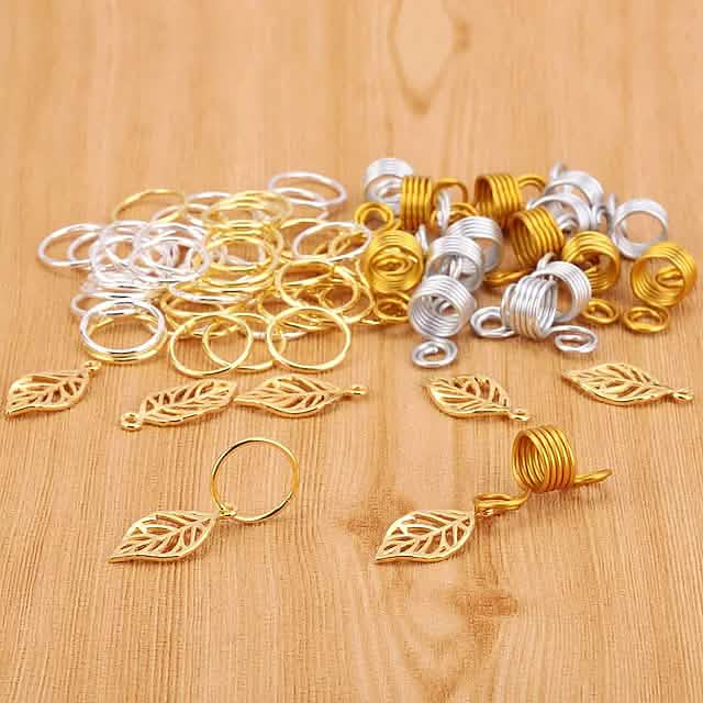 200-Pieces: Loc Hair Jewelry for Women Braids and Dreadlocks-200-Pieces: Loc Hair Jewelry for Women Braids and Dreadlocks