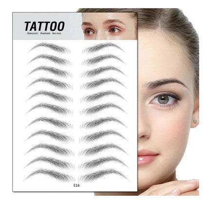 Waterproof 6D Eyebrow Tattoo Semi-Permanent Embroidery Natural Long Lasting Fake Eyebrow-bfa02971d9fdea5d8a1fbaa66decadc2