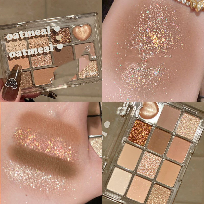 Beautiful Eye Shadow Plate Makeup Twelve Color Earth Tone-57f005c892df4e78082cecd259aa0113