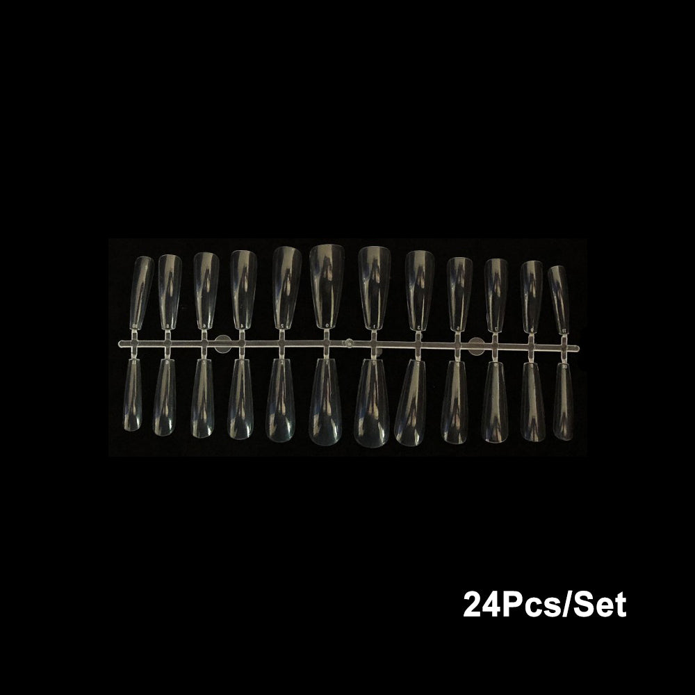 24 trapezoidal long false ballet nails-4667b0ba717eda568b2c58e54a066416