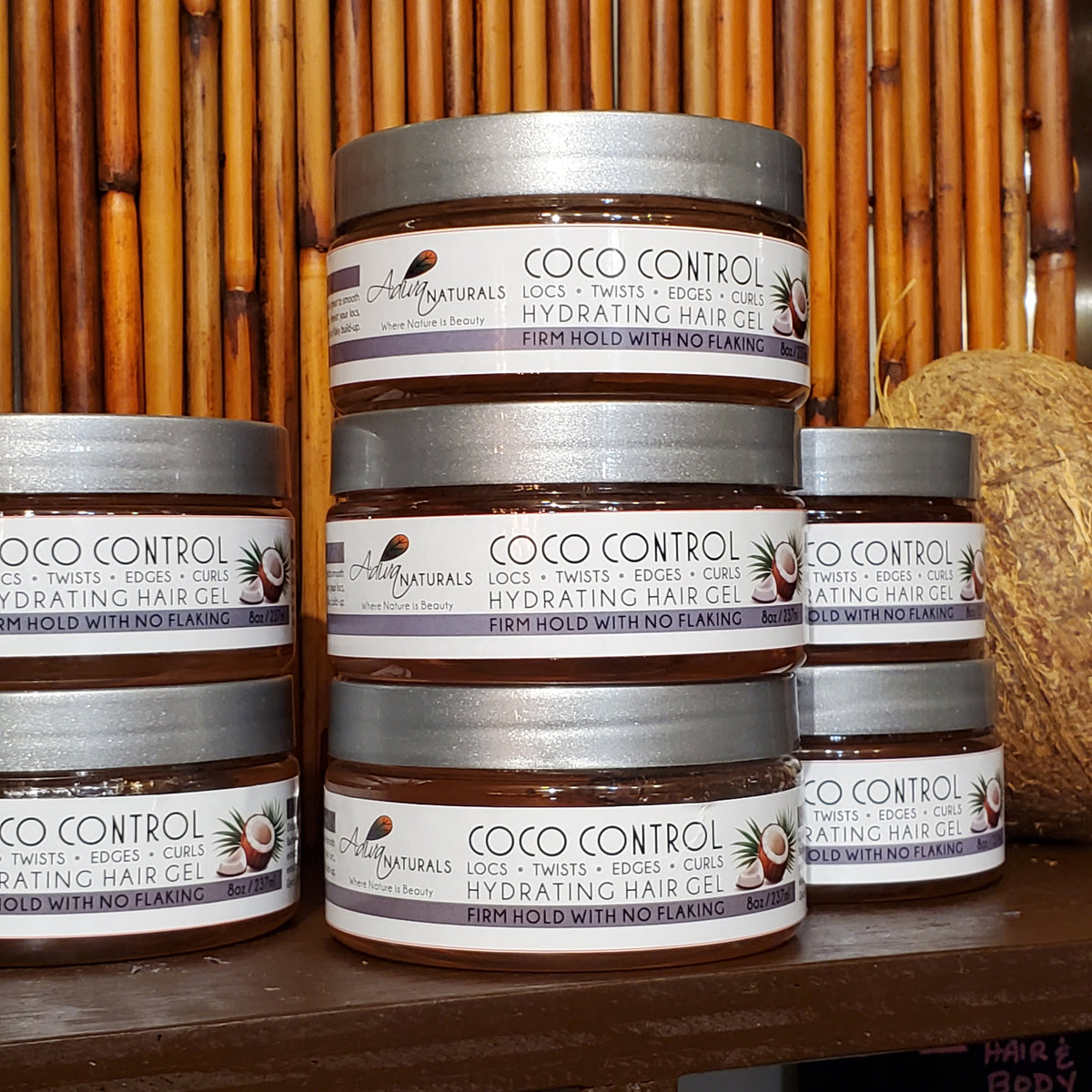 Coco Control Hydrating Hair Gel 8oz-Coco Control Hydrating Hair Gel 8oz