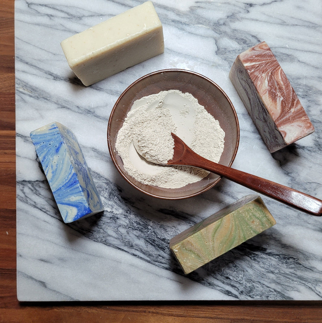 Natural Face & Body Soap Bar - Cold Processed, Organic Oils | Signature Clay-Natural Face & Body Soap Bar - Cold Processed, Organic Oils | Signature Clay
