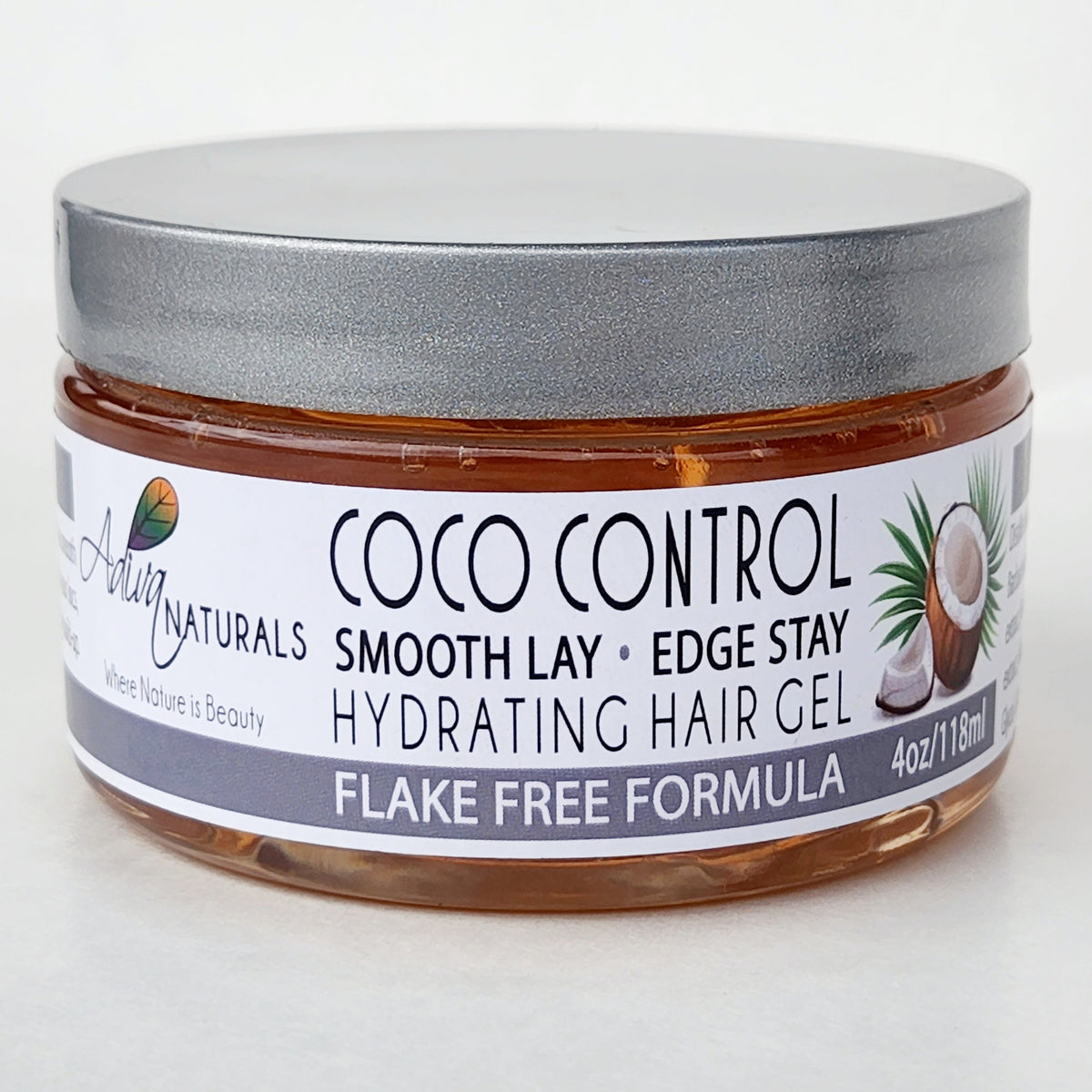 Coco Control 'Smooth Lay-Edge Stay' Hydrating Hair Gel 4oz-Coco Control 'Smooth Lay-Edge Stay' Hydrating Hair Gel 4oz