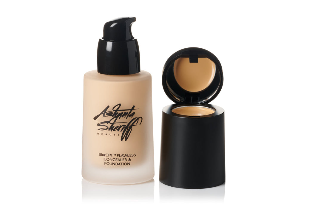 Ashunta Sheriff Beauty BlurEFX™ Flawless Concealer & Foundation Duo-Ashunta Sheriff Beauty BlurEFX™ Flawless Concealer & Foundation Duo