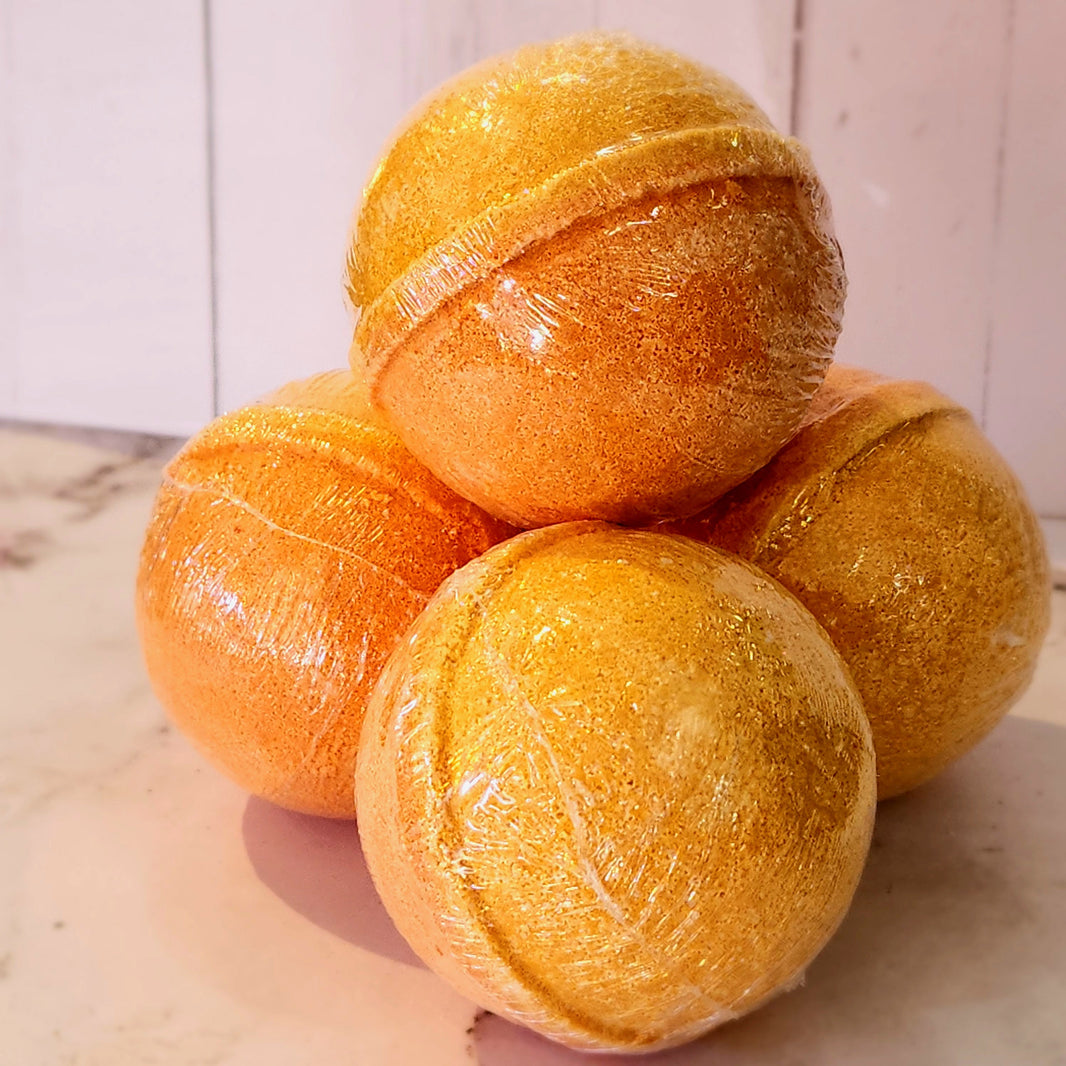 Skin Softening Soak Bomb – Mango with Aloe-Skin Softening Soak Bomb – Mango with Aloe