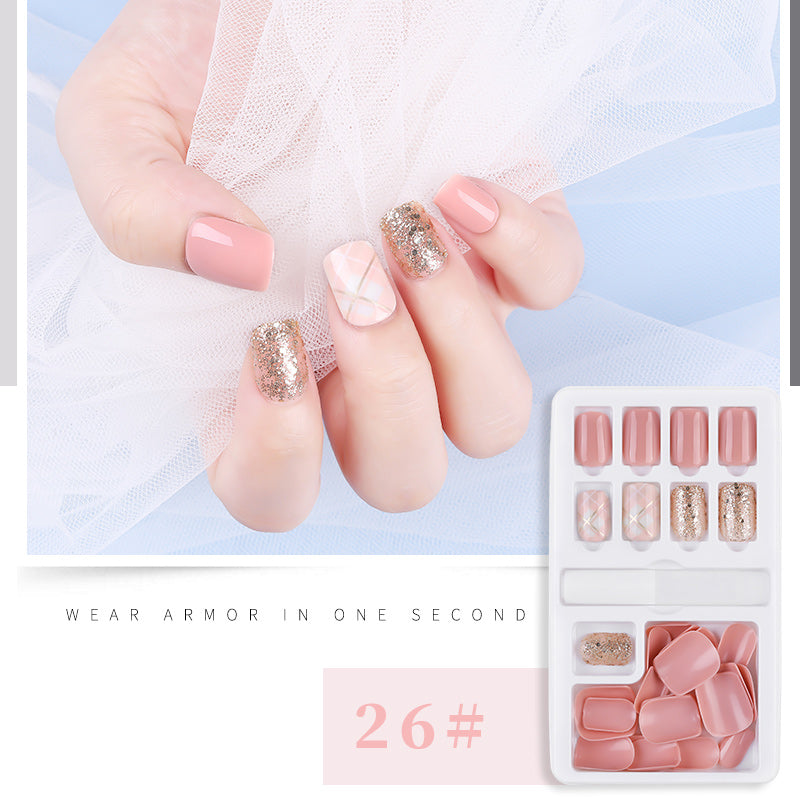 30pcs Detachable False Nail Artificial Tips Set Full Cover for Short Decoration-471e5ed9d0a93f908df10ed1c169e725