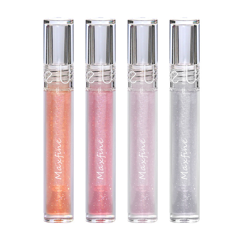 Water-light Beautiful Lip Gloss Lip Glaze With Flashing Toot Lip Lip Gloss For Men And Women Students Beginners Plump Jelly Color-833d1900505f4a2b9a55774c74575c73