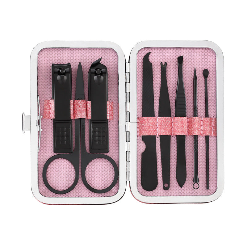 Manicure tool nail clipper 8 piece set-cacd34d75d640883815e7c87c443582