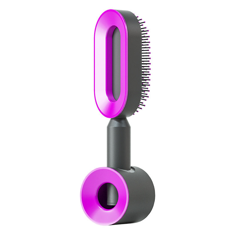 Self Cleaning Hair Brush For Women One-key Cleaning Hair Loss Airbag Massage Scalp Comb Anti-Static Hairbrush-f4d317521f7a3499b4fa16431818f6c0
