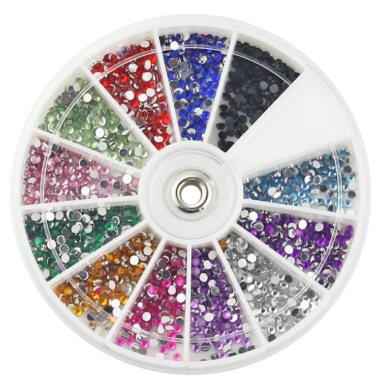 Diamond fake nails domestic rhinestones 12 colors-37e3b3e62495999c6bbfca6d22de0aff