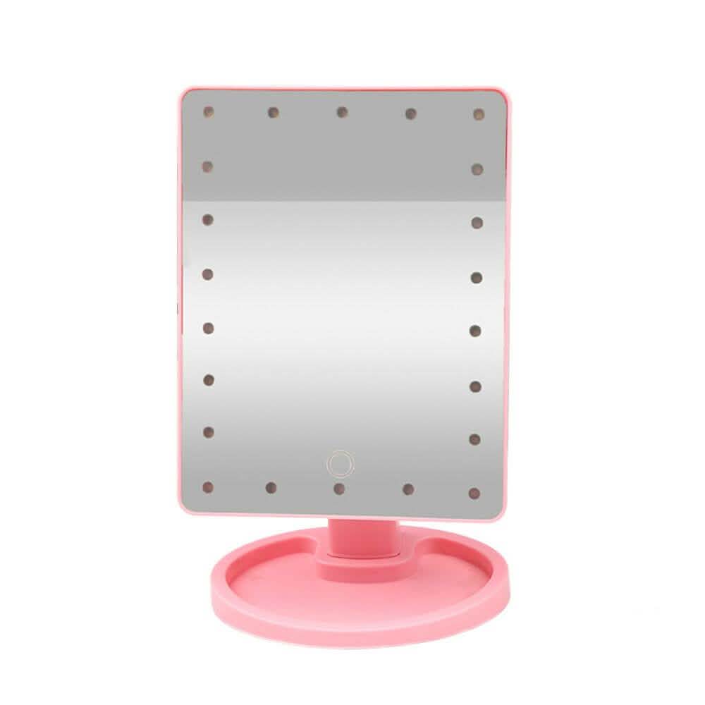22 LED Touch Screen Desktop Stand Mirror-22 LED Touch Screen Desktop Stand Mirror