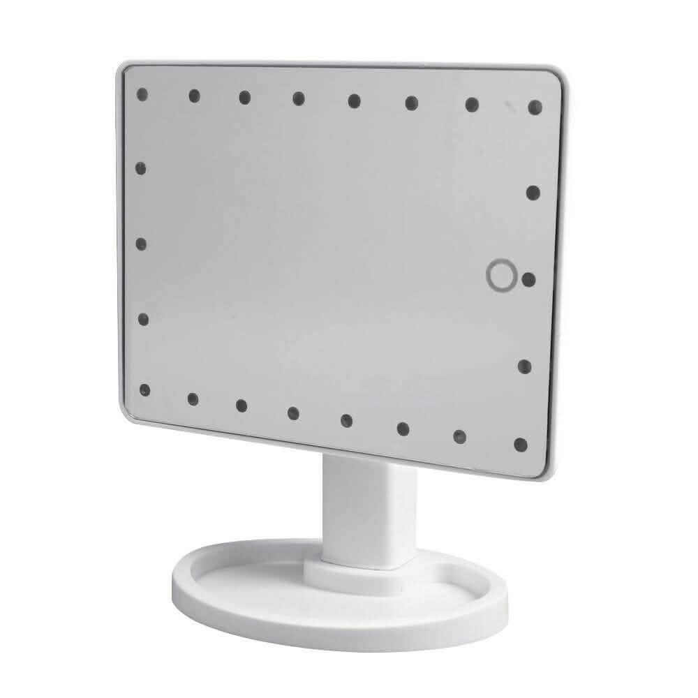 22 LED Touch Screen Desktop Stand Mirror-22 LED Touch Screen Desktop Stand Mirror
