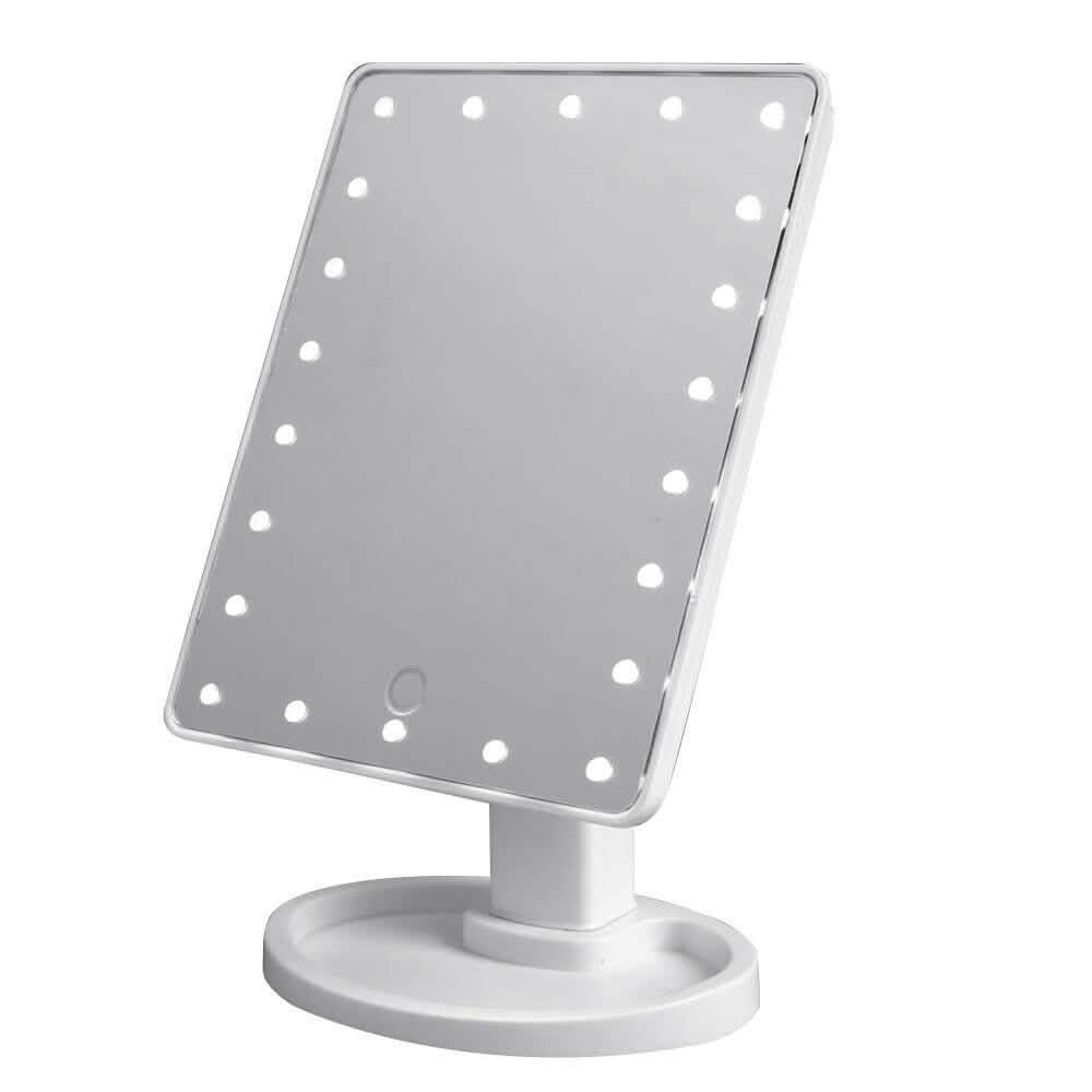 22 LED Touch Screen Desktop Stand Mirror-22 LED Touch Screen Desktop Stand Mirror