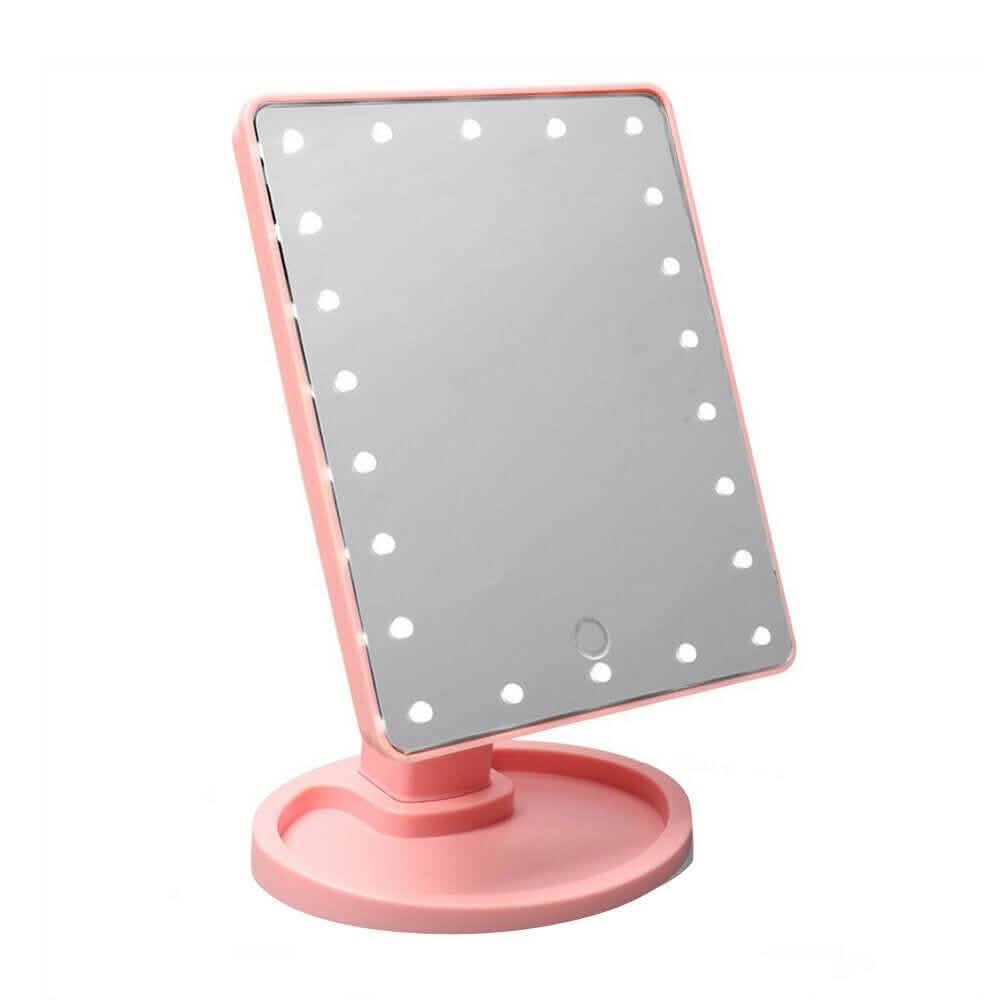 22 LED Touch Screen Desktop Stand Mirror-22 LED Touch Screen Desktop Stand Mirror