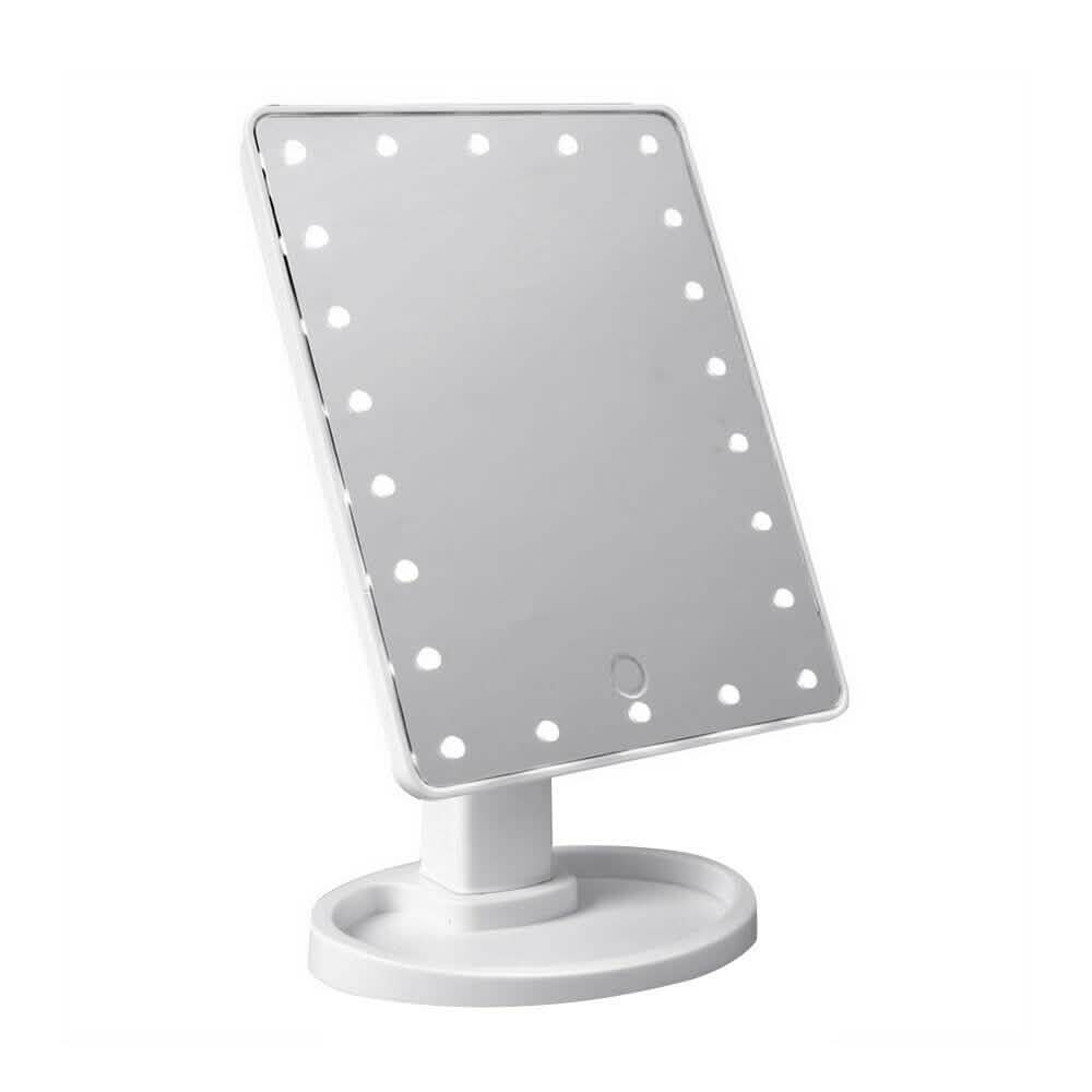 22 LED Touch Screen Desktop Stand Mirror-22 LED Touch Screen Desktop Stand Mirror
