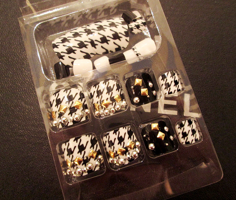 Pro Artificial Acrylic Toe Nails 24pcs Patch-81bfff877386c125a8fa987da5ca4d7