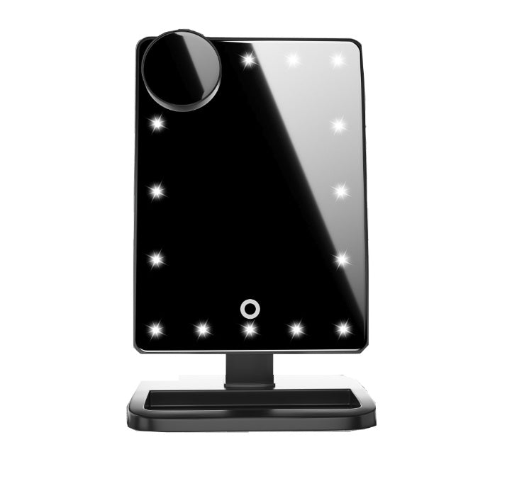 Touch Screen Makeup Mirror With 20 LED Light Bluetooth Music Speaker 10X Magnifying Mirrors Lights-9e956a62b4466391da8bde53350401a0