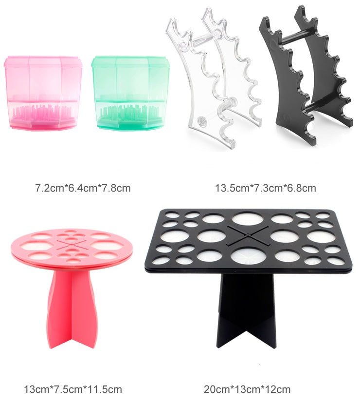 14 Hole Make up Brush Set Dry Rack Drying Brushes Shelf Multifunction Stand Display Cosmetic Clean Tool Wash Makeup Brush Holder-d05eaa1532198e57e289d2de913eeb0c