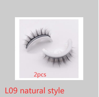 Reusable 3D Mink Lashes Natural False Eyelashes Self Adhesive Fake Glue Free Makeup Eyelash Extension Silk-8dc7982cde9b5aaa699c992f4e7e59c3
