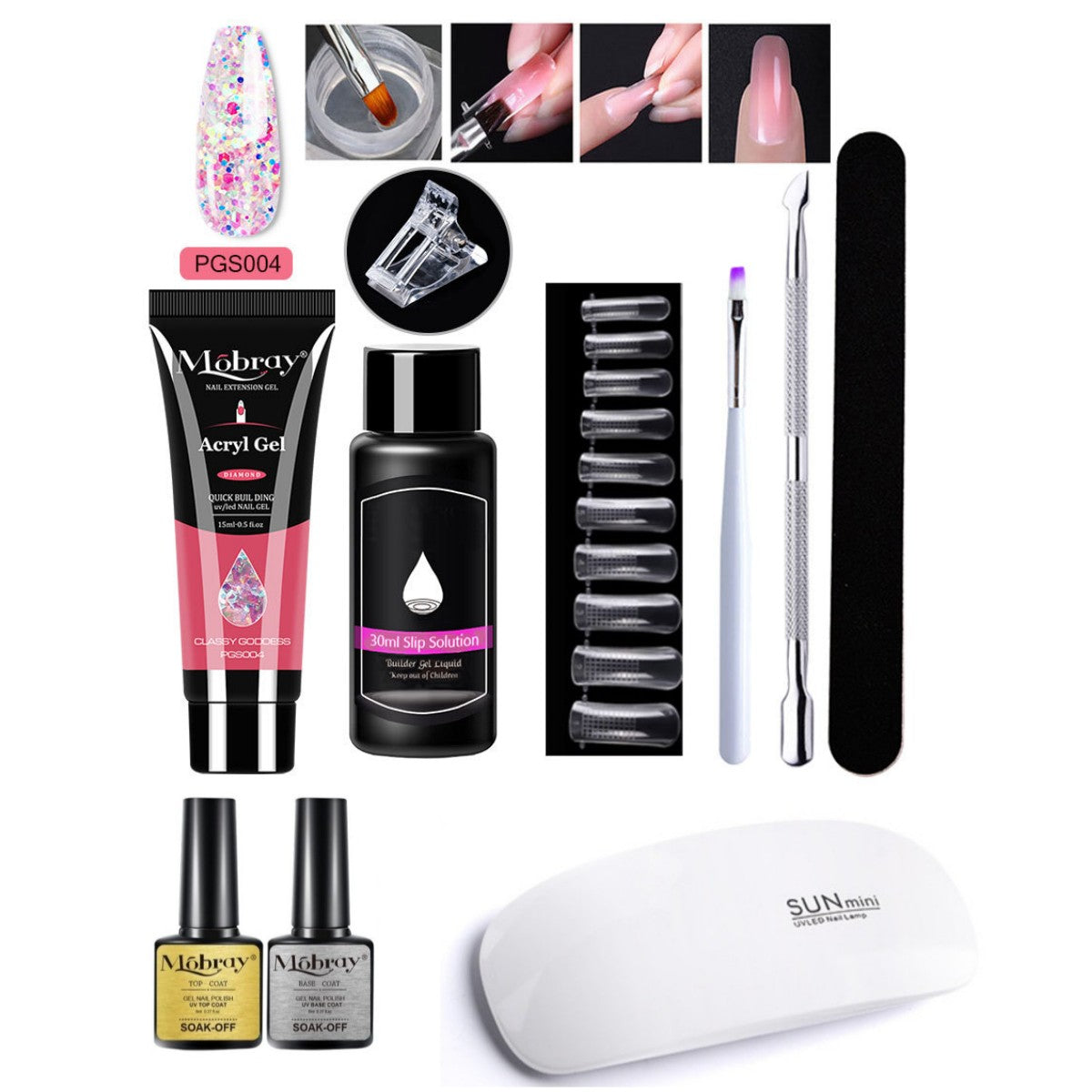 7-Piece Nail Art Crystal Extender Set-212c6a2e366179f7a2474dba63ad2378
