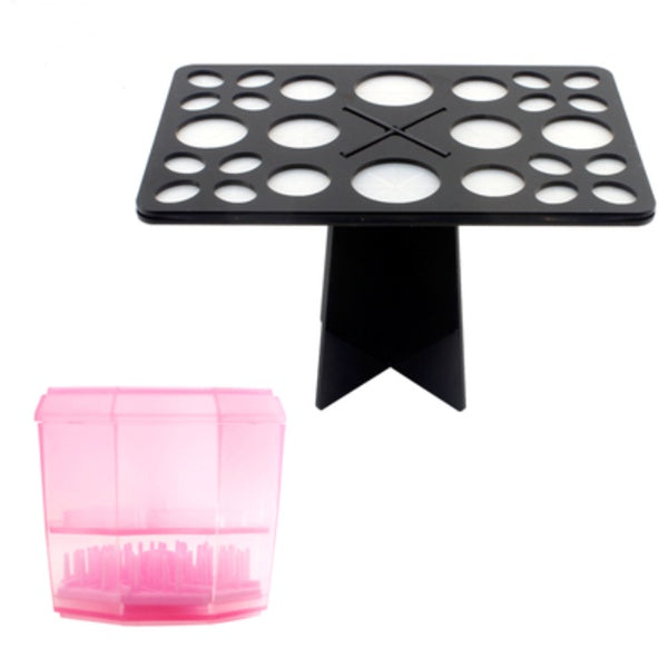 14 Hole Make up Brush Set Dry Rack Drying Brushes Shelf Multifunction Stand Display Cosmetic Clean Tool Wash Makeup Brush Holder-c01b25cccae7ccf28eb9afadaac9e6ed