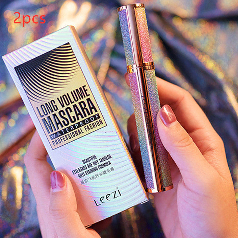 4d long thick curling waterproof and sweat-proof is not blooming star mascara-954ef7978464c28a4e3aa79f95efc0a2