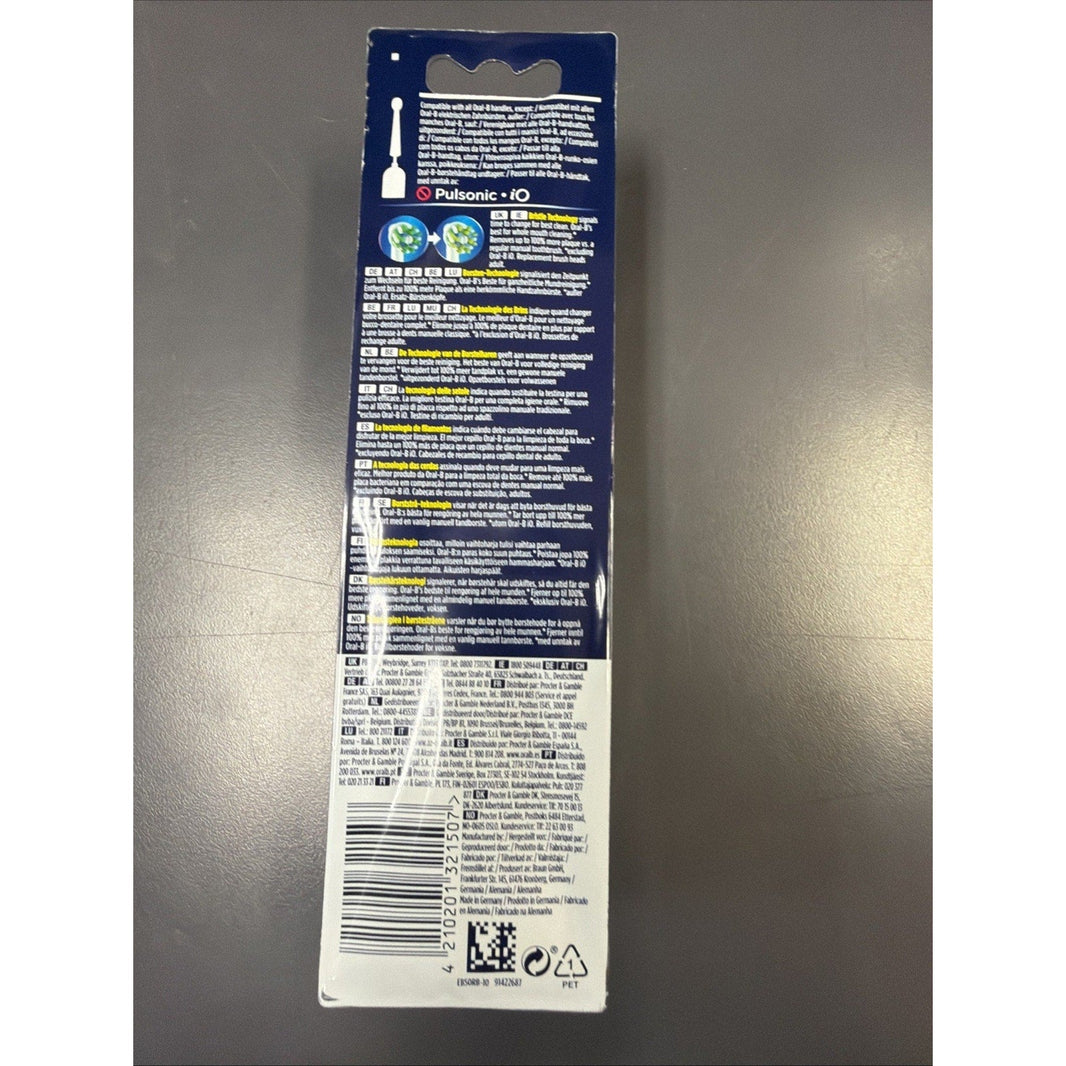 Oral B Cross Action Replacement Brush Heads XXXL Pack (10 heads) Made In Germany-Oral B Cross Action Replacement Brush Heads XXXL Pack (10 heads) Made In Germany