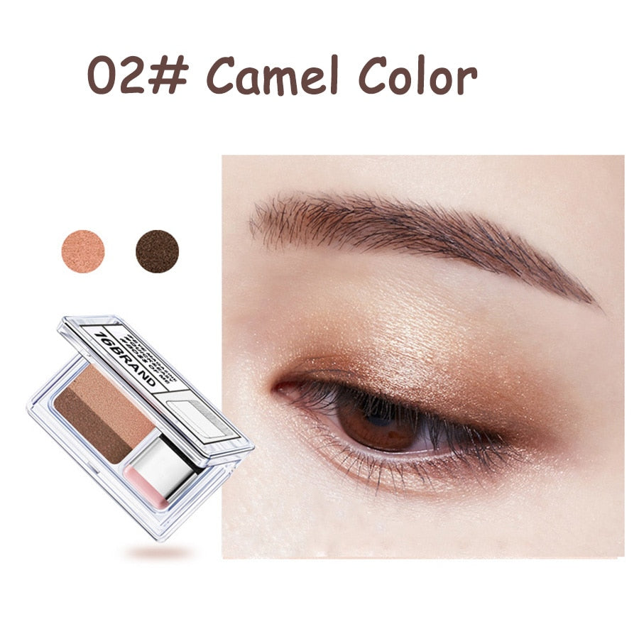 LAIKOU Double Color Eye Shadow Makeup Palette Glitter Palette Eyeshadow Pallete Waterproof Glitter Eyeshadow Shimmer Cosmetics-74e04ebac2ff237a657bc7b84169ba74