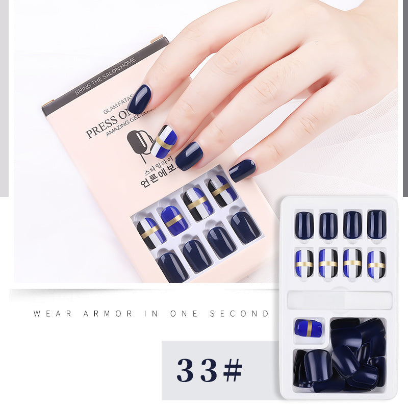 30pcs Detachable False Nail Artificial Tips Set Full Cover for Short Decoration-af84fb10487cc796b5afd246d1bb6b55