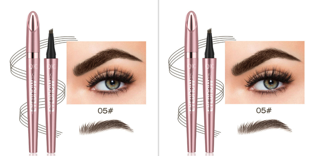 Waterproof And Smooth Not Smudge Four-fork Liquid Eyebrow Pencil-36bdf05be1c2f48faf95faf8549321c2