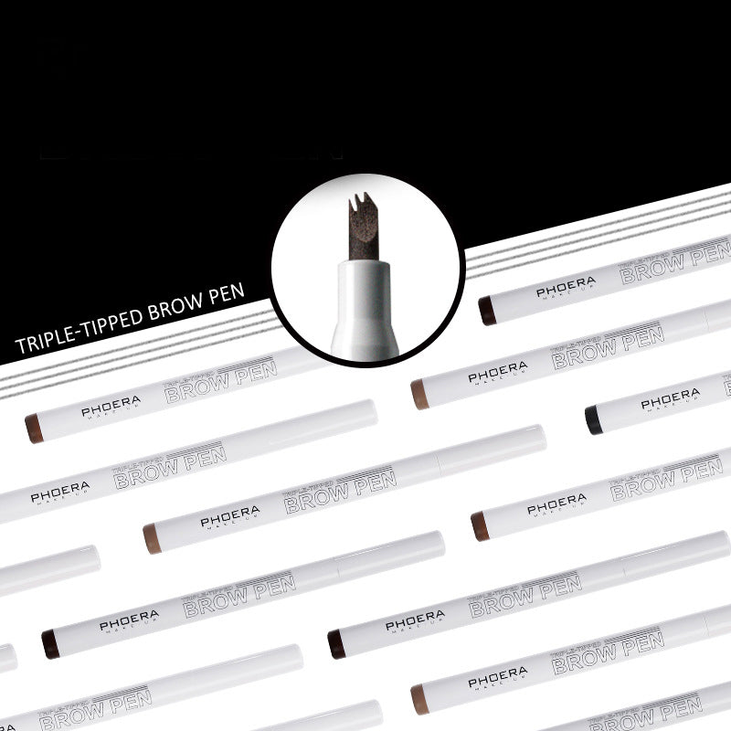 Creative Makeup Three Comb Eyebrow Pencil-a04a9680a8a5a93bb07d30d456c2627c