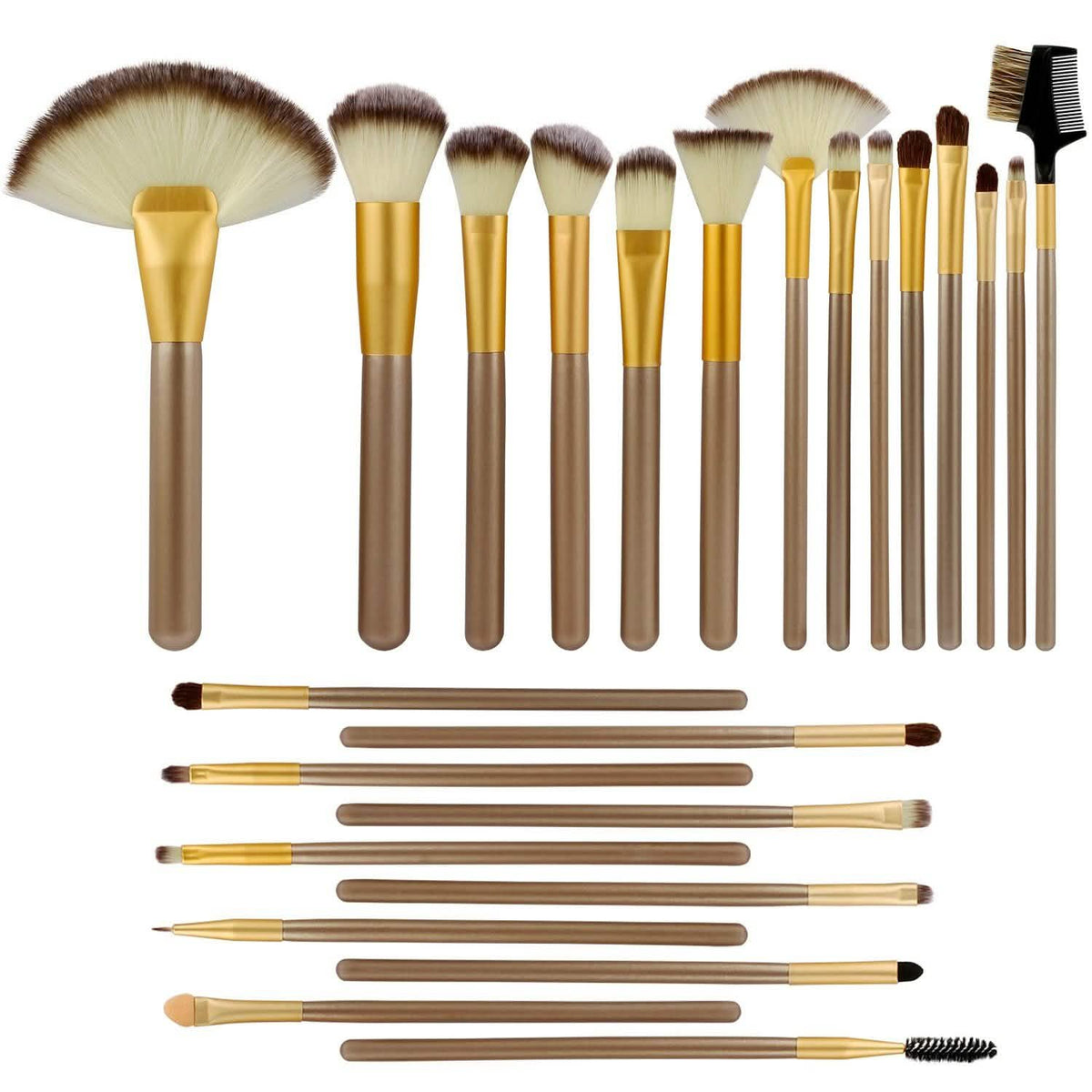 24-Piece: Makeup Brushes Set-24-Piece: Makeup Brushes Set