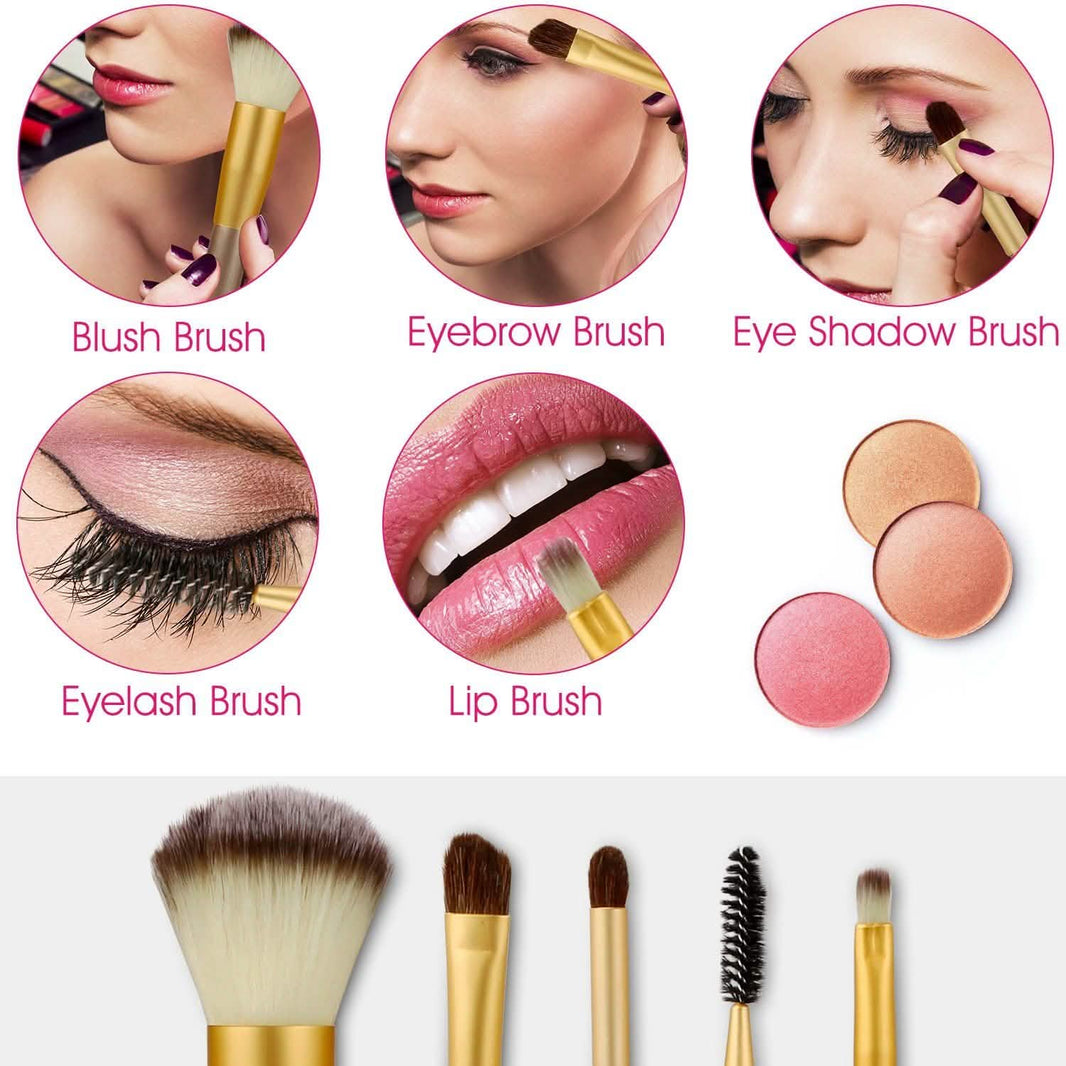 24-Piece: Makeup Brushes Set-24-Piece: Makeup Brushes Set