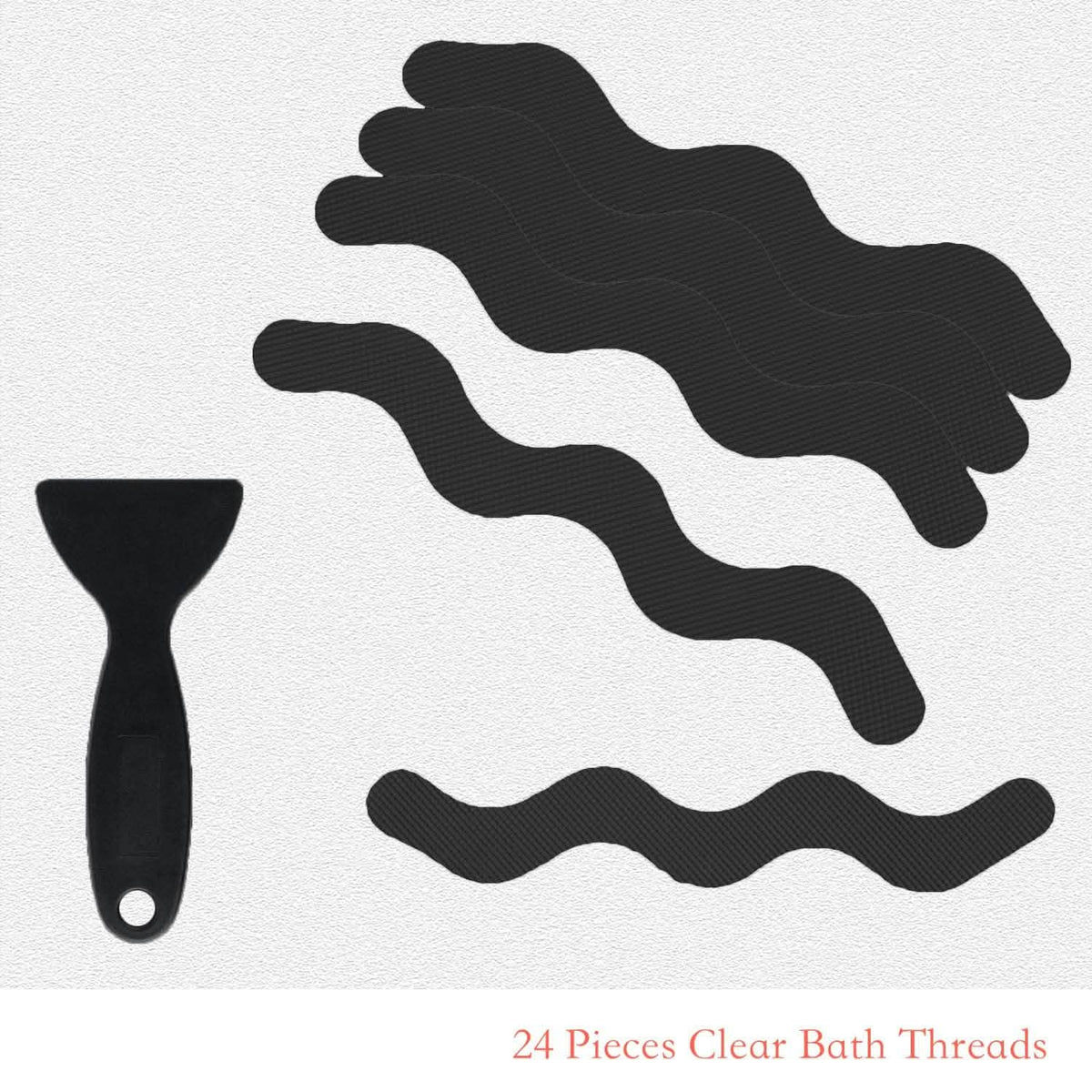 24-Piece: Safe Tub Strips Adhesive Non-Slip Shower Stickers Set-24-Piece: Safe Tub Strips Adhesive Non-Slip Shower Stickers Set