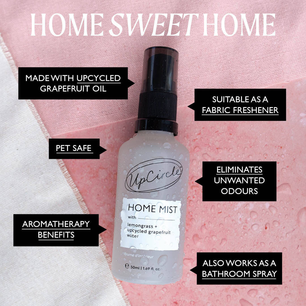 Home Mist with Lemongrass + Grapefruit-Home Mist with Lemongrass + Grapefruit