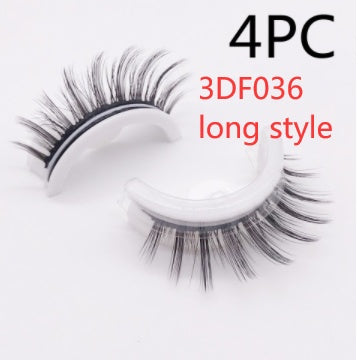 Reusable 3D Mink Lashes Natural False Eyelashes Self Adhesive Fake Glue Free Makeup Eyelash Extension Silk-7e68c28bb1ea7b4d91620171a0ef3f43