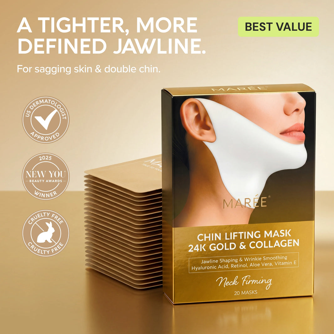 24K Gold V-Line Lifting Mask 20 PCS-24K Gold V-Line Lifting Mask 20 PCS