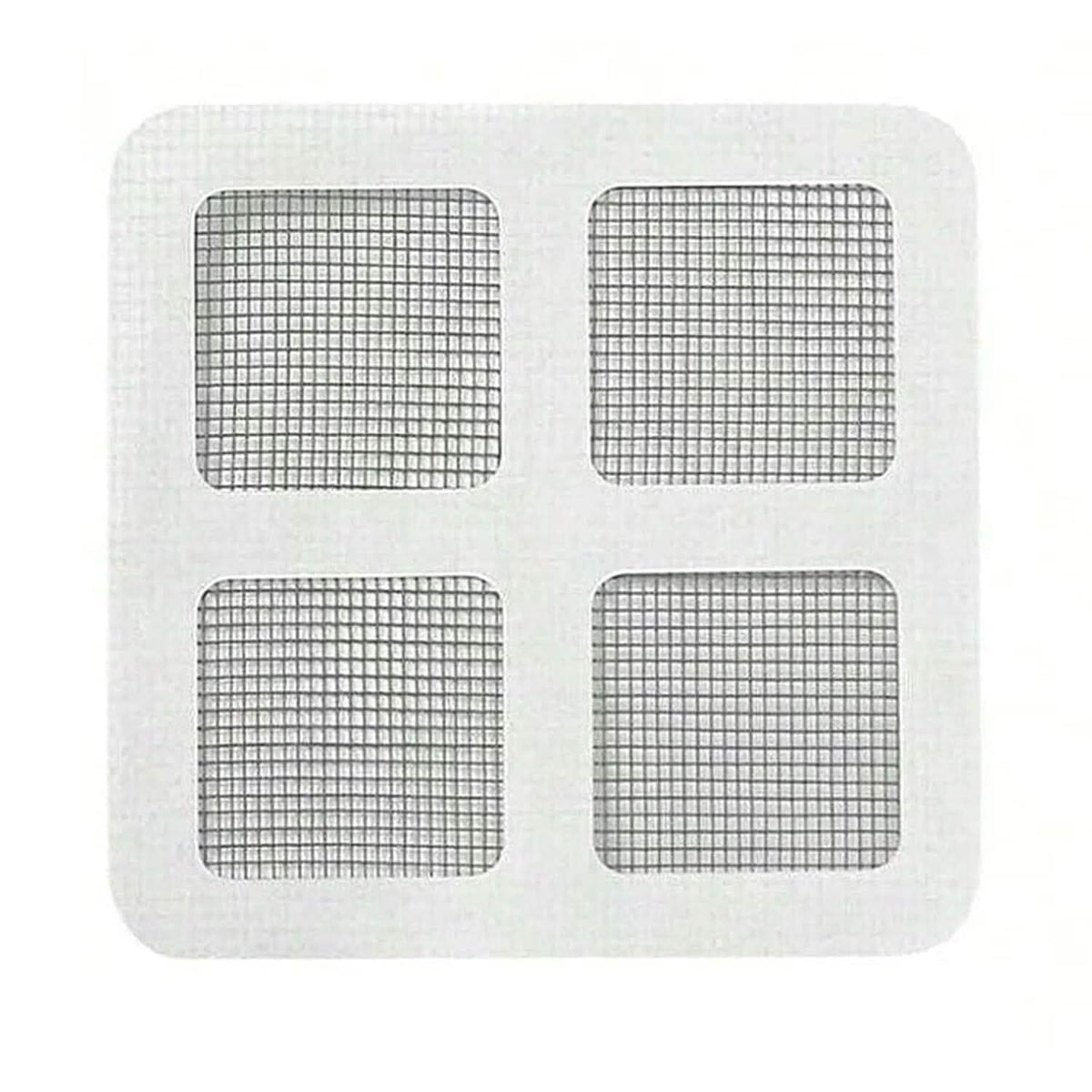 25-Pack:  3.94 x 3.94" Disposable Floor Drain Sticker Hair Catcher-25-Pack:  3.94 x 3.94" Disposable Floor Drain Sticker Hair Catcher
