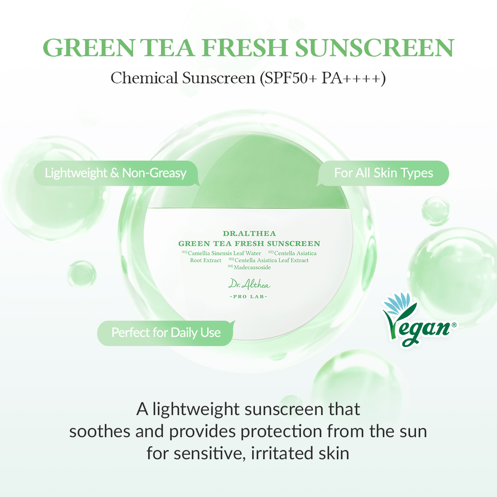 Dr. Althea Green Tea Fresh Sunscreen SPF50+ PA++++-Dr. Althea Green Tea Fresh Sunscreen SPF50+ PA++++