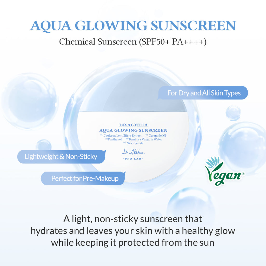 Dr. Althea Aqua Glowing Sunscreen SPF50+ PA++++-Dr. Althea Aqua Glowing Sunscreen SPF50+ PA++++
