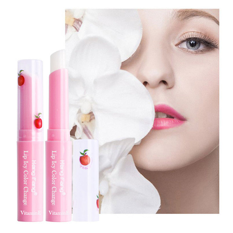 Peach color changing lip balm-3d607b5f3fb3c00abcc0a3a2c276c890